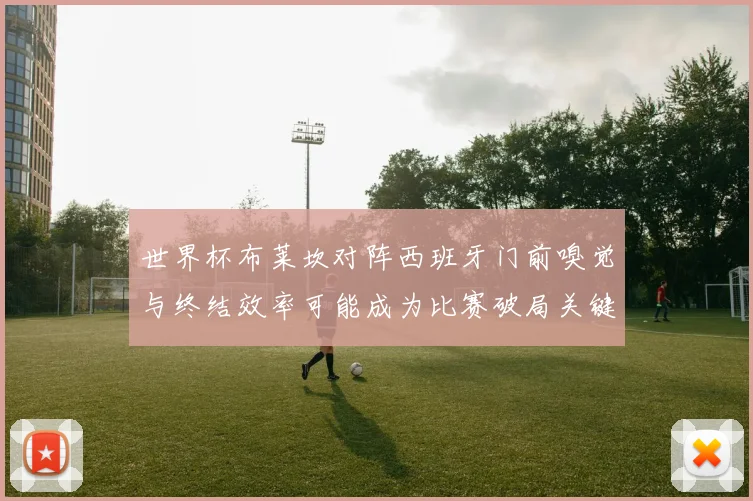 世界杯布莱坎对阵西班牙门前嗅觉与终结效率可能成为比赛破局关键